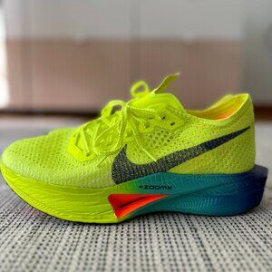Men's Sz 8 Nike Vaporfly 3 Road Racing Shoes Volt/Scream Green/Barely Volt/Black